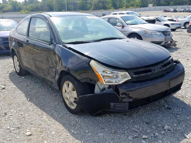 1FAHP32N68W203613 - 2008 FORD FOCUS S/SE BLACK photo 1