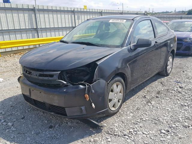 1FAHP32N68W203613 - 2008 FORD FOCUS S/SE BLACK photo 2