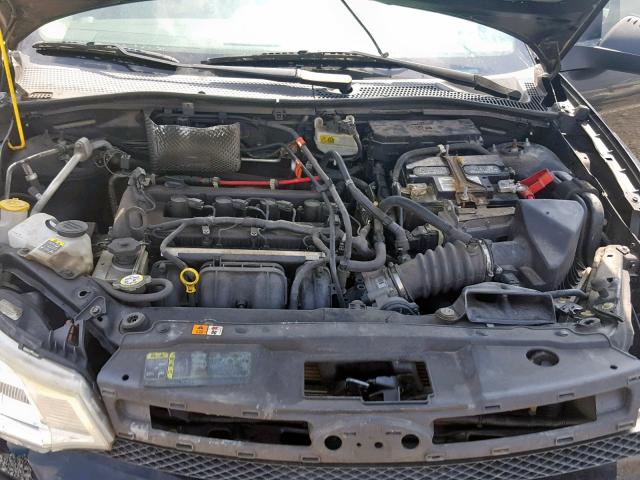 1FAHP32N68W203613 - 2008 FORD FOCUS S/SE BLACK photo 7