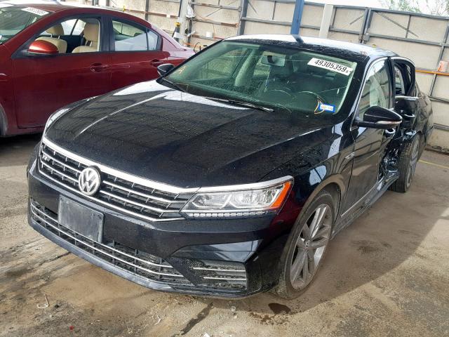 1VWDT7A32HC068866 - 2017 VOLKSWAGEN PASSAT R-L BLACK photo 2