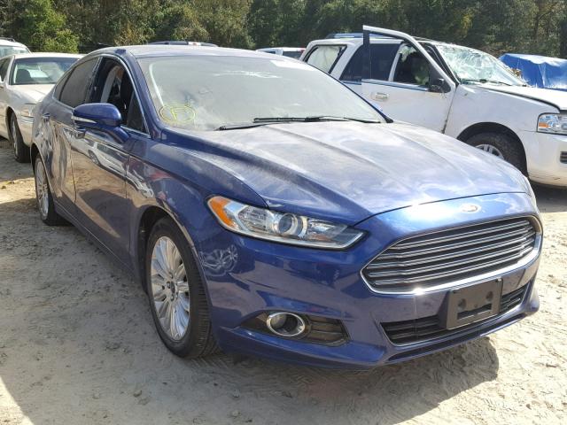 3FA6P0SU8ER118767 - 2014 FORD FUSION TIT BLUE photo 1