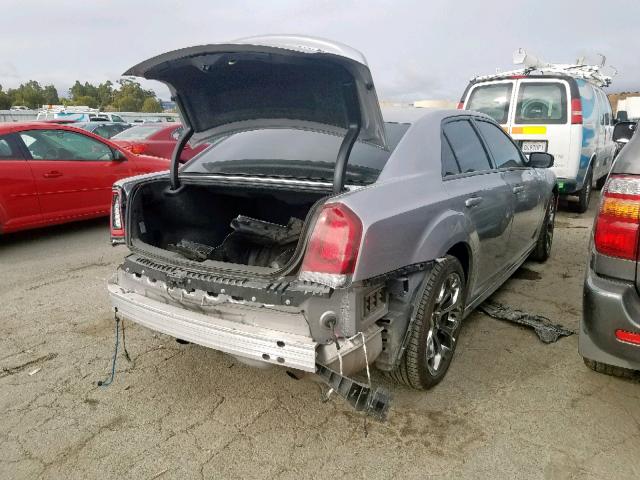 2C3CCABG7JH296186 - 2018 CHRYSLER 300 S GRAY photo 4