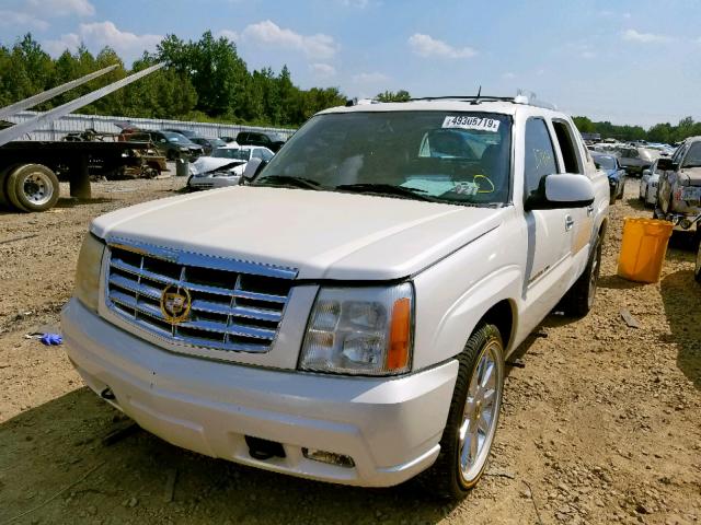 3GYEK62N35G217244 - 2005 CADILLAC ESCALADE E WHITE photo 2