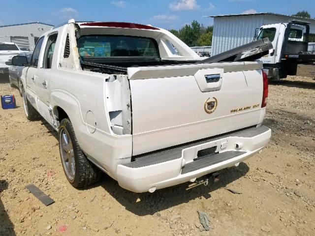 3GYEK62N35G217244 - 2005 CADILLAC ESCALADE E WHITE photo 3