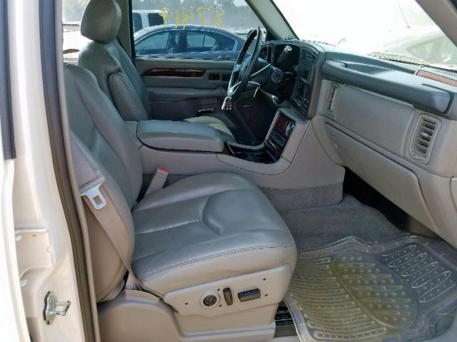 3GYEK62N35G217244 - 2005 CADILLAC ESCALADE E WHITE photo 5