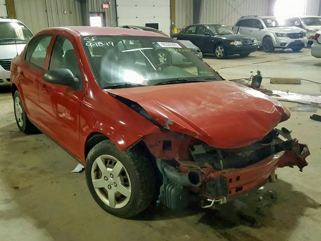 1G1AK52F157547427 - 2005 CHEVROLET COBALT RED photo 1