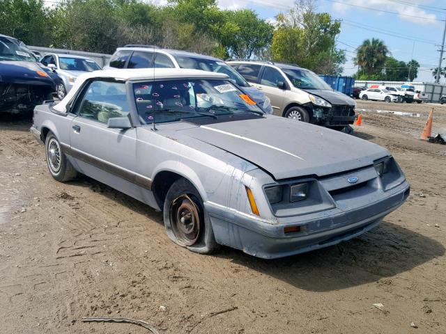 1FABP2738GF255539 - 1986 FORD MUSTANG LX BLUE photo 1