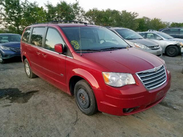 2A8HR54P28R831913 - 2008 CHRYSLER TOWN & COU RED photo 1