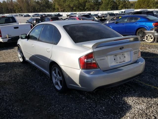 4S3BL676464200720 - 2006 SUBARU LEGACY GT SILVER photo 3