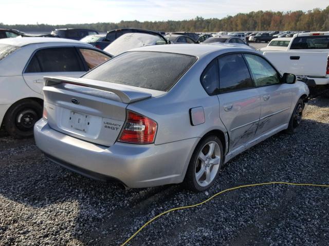 4S3BL676464200720 - 2006 SUBARU LEGACY GT SILVER photo 4