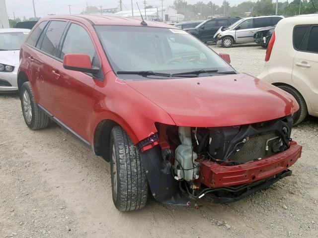 2FMDK3JC0ABB50756 - 2010 FORD EDGE SEL RED photo 1