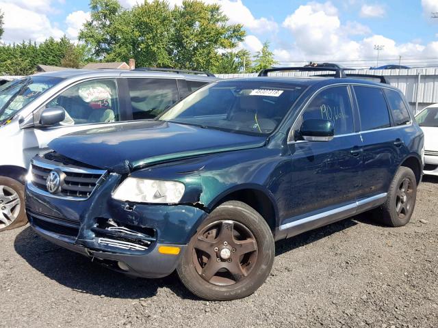 WVGZG77L15D078911 - 2005 VOLKSWAGEN TOUAREG 3. GREEN photo 2