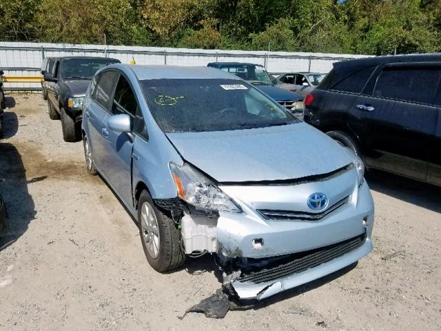 JTDZN3EU1EJ011242 - 2014 TOYOTA PRIUS V SILVER photo 1