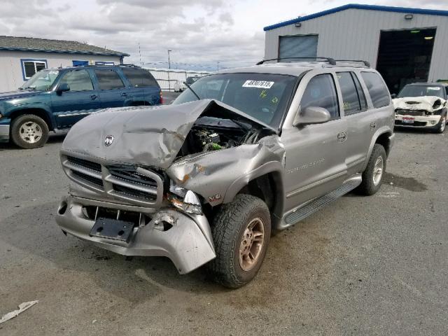 1B4HS28Z7YF263877 - 2000 DODGE DURANGO SILVER photo 2