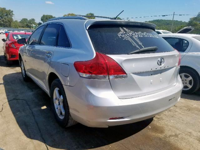 4T3ZE11A99U008192 - 2009 TOYOTA VENZA SILVER photo 3