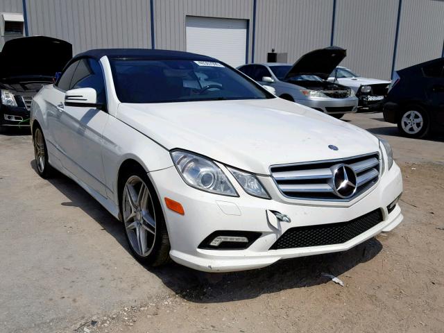 WDDKK7CF6BF093611 - 2011 MERCEDES-BENZ E 550 WHITE photo 1