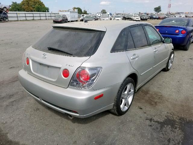 JTHED192840082679 - 2004 LEXUS IS 300 SPO SILVER photo 4