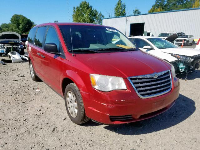 2A8HR44H58R658679 - 2008 CHRYSLER TOWN & COU MAROON photo 1