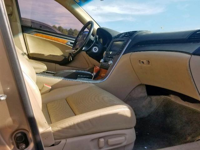 19UUA66246A019262 - 2006 ACURA 3.2TL GOLD photo 5