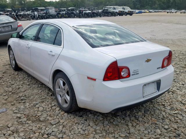 1G1ZA5E01AF163970 - 2010 CHEVROLET MALIBU LS WHITE photo 3