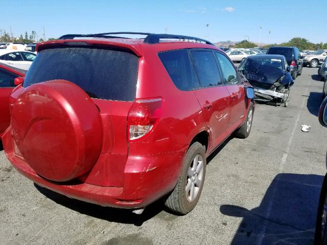 JTMZK31V876008027 - 2007 TOYOTA RAV4 LIMIT RED photo 4