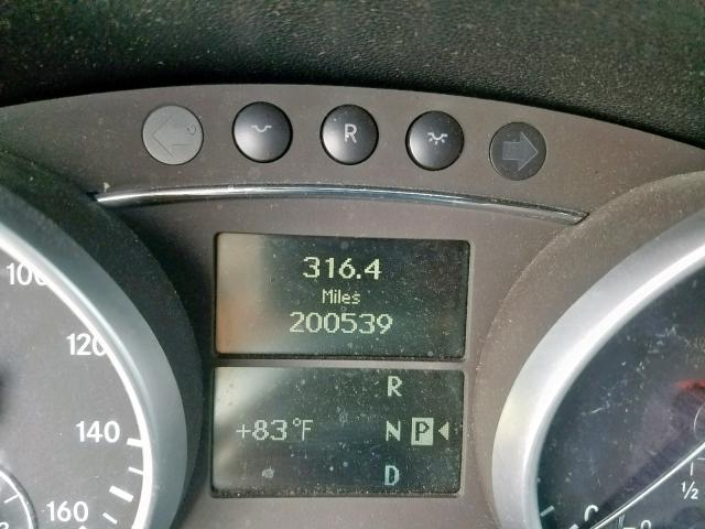 4JGBB22E38A432817 - 2008 MERCEDES-BENZ ML 320 CDI SILVER photo 8