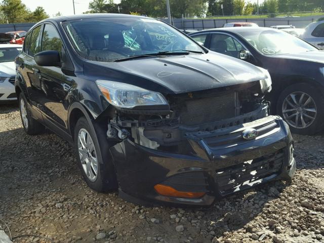 1FMCU0F77DUC05864 - 2013 FORD ESCAPE S BLACK photo 1