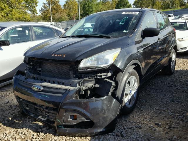 1FMCU0F77DUC05864 - 2013 FORD ESCAPE S BLACK photo 2