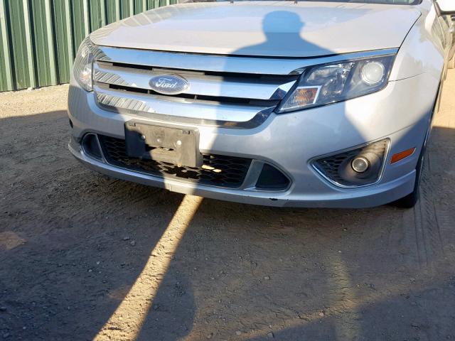 3FAHP0KC7AR248209 - 2010 FORD FUSION SPO SILVER photo 9