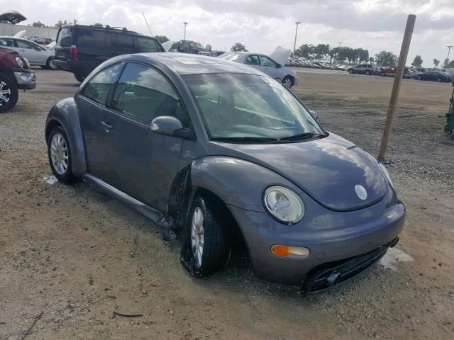 3VWCK31CX4M417479 - 2004 VOLKSWAGEN NEW BEETLE ნაცრისფერი ფოტო 1
