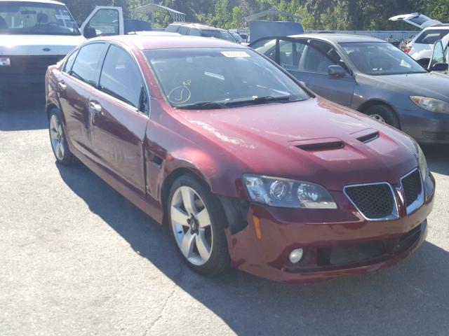 6G2EC57Y09L305149 - 2009 PONTIAC G8 GT RED photo 1