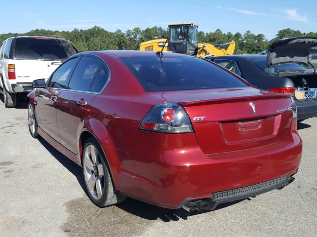 6G2EC57Y09L305149 - 2009 PONTIAC G8 GT RED photo 3