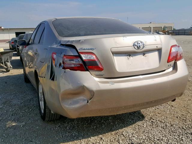 4T4BE46K29R134140 - 2009 TOYOTA CAMRY BASE BROWN photo 3