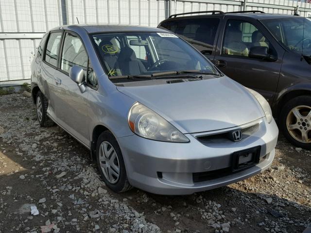 JHMGD38427S817222 - 2007 HONDA FIT SILVER photo 1