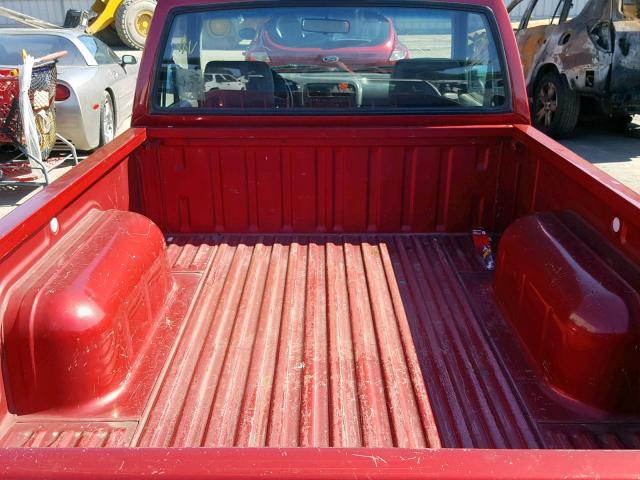 1N6SD11S4SC399366 - 1995 NISSAN TRUCK E/XE RED photo 6