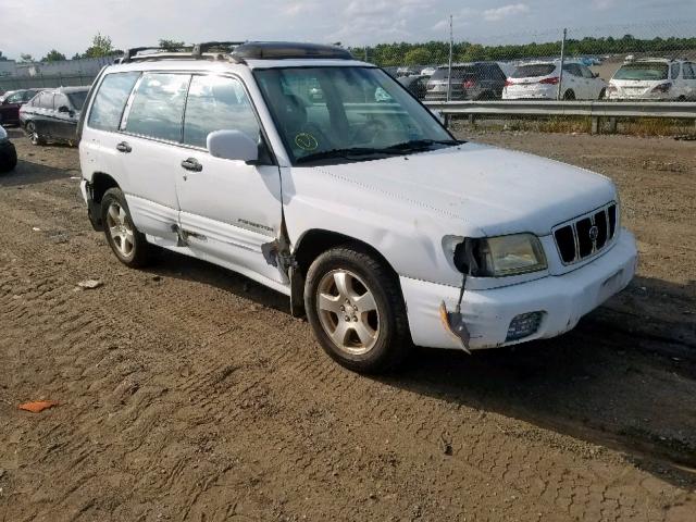 JF1SF65612H748550 - 2002 SUBARU FORESTER S WHITE photo 1