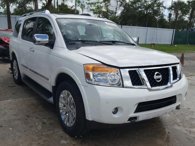 5N1BA0NF1FN600732 - 2015 NISSAN ARMADA PLA WHITE photo 1