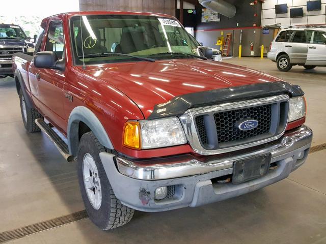 1FTZR45E54PA54206 - 2004 FORD RANGER SUP RED photo 1