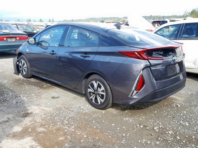 JTDKARFP2J3075247 - 2018 TOYOTA PRIUS PRIM 灰色 照片 3