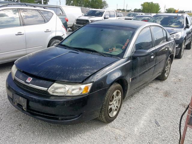 1G8AJ52F13Z112252 - 2003 SATURN ION LEVEL BLACK photo 2