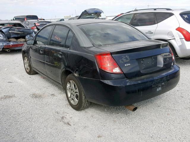 1G8AJ52F13Z112252 - 2003 SATURN ION LEVEL BLACK photo 3
