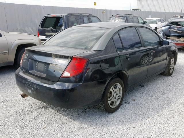 1G8AJ52F13Z112252 - 2003 SATURN ION LEVEL BLACK photo 4
