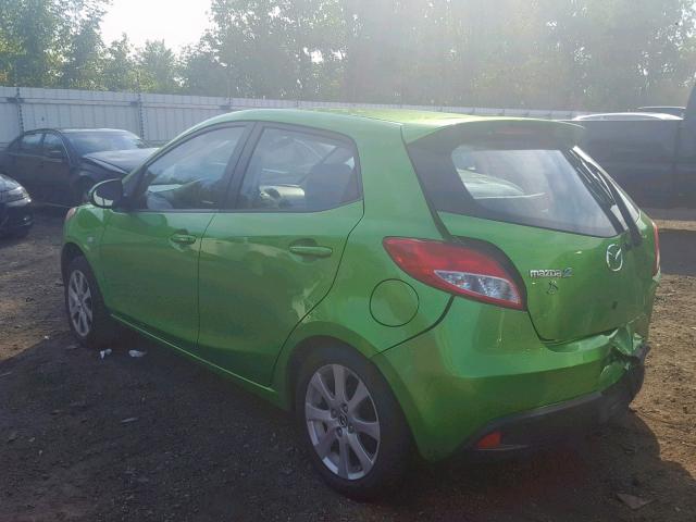 JM1DE1LY0D0156930 - 2013 MAZDA MAZDA2 GREEN photo 3