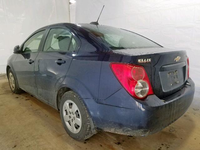 1G1JA5SG4F4140944 - 2015 CHEVROLET SONIC LS BLUE photo 3