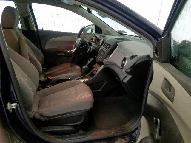 1G1JA5SG4F4140944 - 2015 CHEVROLET SONIC LS BLUE photo 5