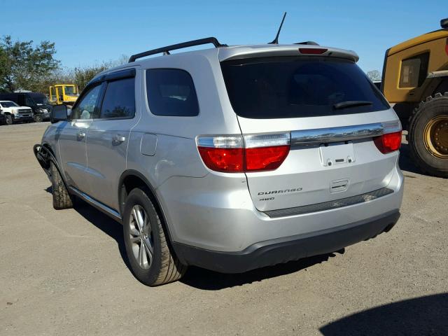 1C4RDJAG3DC500526 - 2013 DODGE DURANGO SX SILVER photo 3