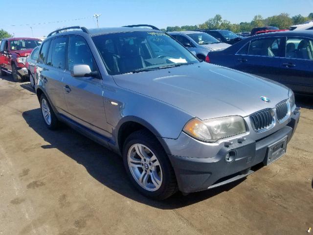 WBXPA93474WC32134 - 2004 BMW X3 3.0I GRAY photo 1