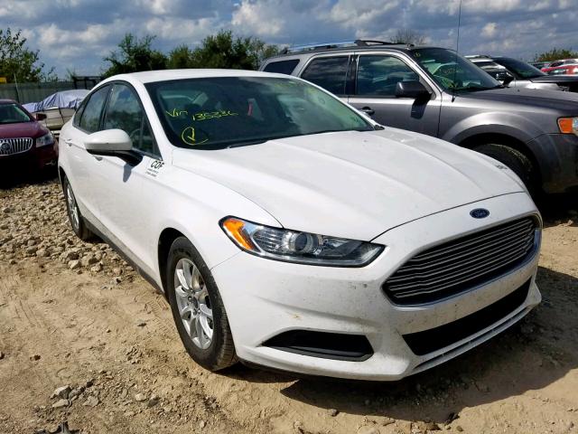 1FA6P0G7XG5135336 - 2016 FORD FUSION S WHITE photo 1