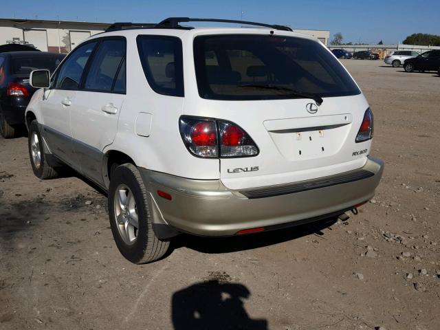 JTJHF10U810228014 - 2001 LEXUS RX 300 WHITE photo 3