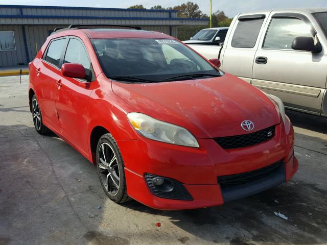 2T1KE40E69C017465 - 2009 TOYOTA COROLLA MA RED photo 1